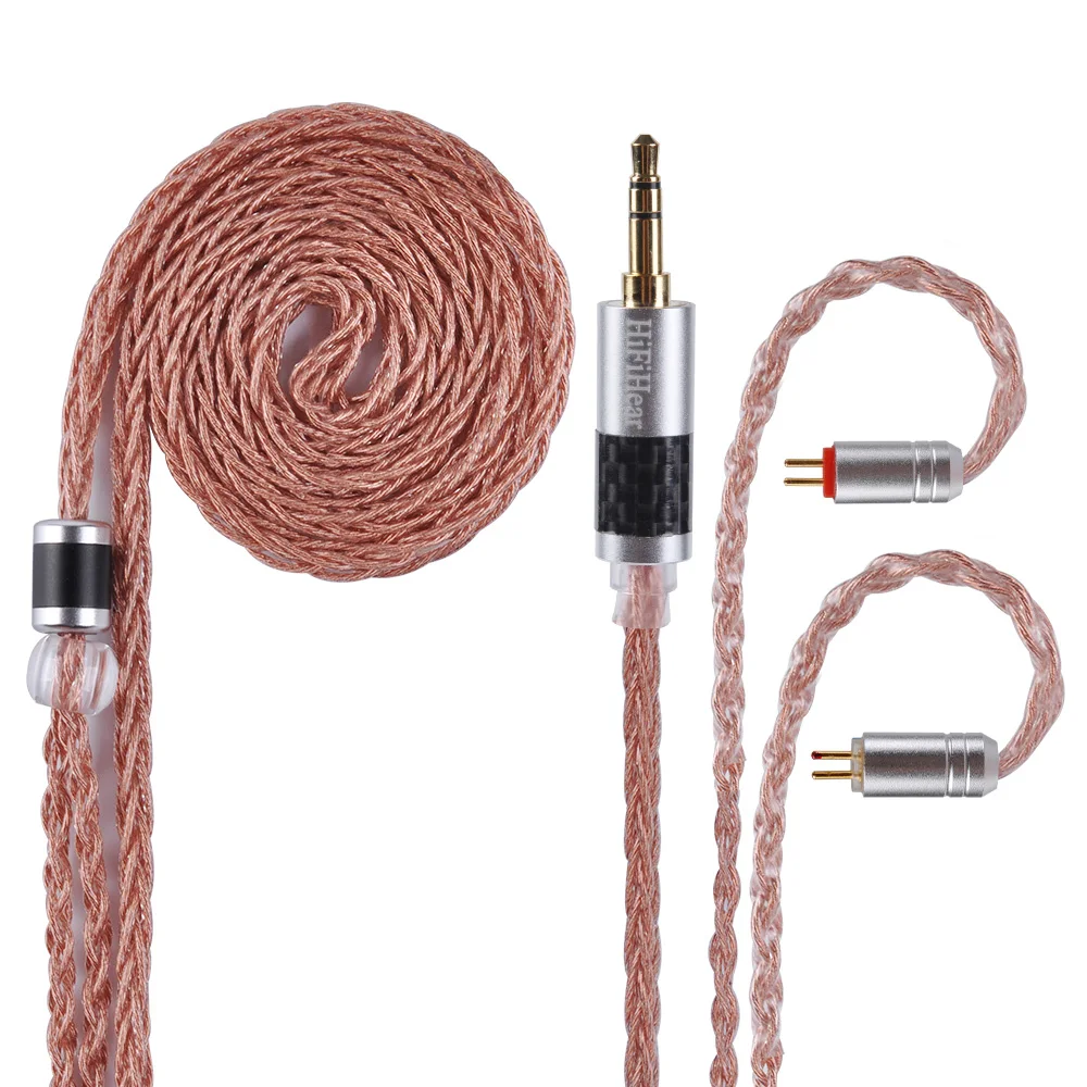 HiFiHear 8 Core Alloy With Pure Copper Cable 2.5/3.5/4.4mm Balanced Cable With MMCX/2pin Connector For AS10 ZS10 ZST C10 C16 CA4
HiFiHear 8 Core Alloy With Pure Copper Cable 2.5/3.5/4.4mm Balanced Cable With MMCX/2pin Connector For AS10 ZS10 ZST C10 C16 CA4