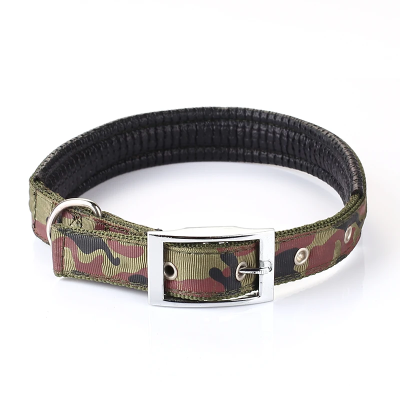 Camouflage Large Dog Collar Nylon dog collars foam Padded pet Collar Adjustable Metal Buckle pet Neck Strap for Medium big dogs
Camouflage Large Dog Collar Nylon dog collars foam Padded pet Collar Adjustable Metal Buckle pet Neck Strap for Medium big dogs