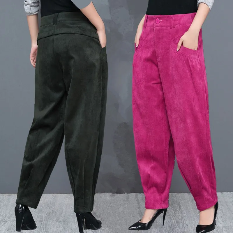 Women Spring and Autumn corduroy corduroy loose casual pants carrot pants women's trousers fashion harem pants bloomers
Women Spring and Autumn corduroy corduroy loose casual pants carrot pants women's trousers fashion harem pants bloomers