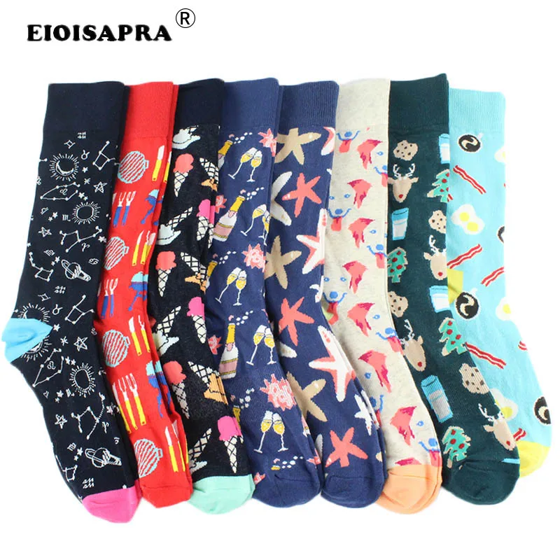 Autumn/Winter New Product Harajuku Hip Hop Patchwork Art Creative Unisex Funny Happy Socks Pizza Fruit Food Dog Calcetines Socks
Autumn/Winter New Product Harajuku Hip Hop Patchwork Art Creative Unisex Funny Happy Socks Pizza Fruit Food Dog Calcetines Socks