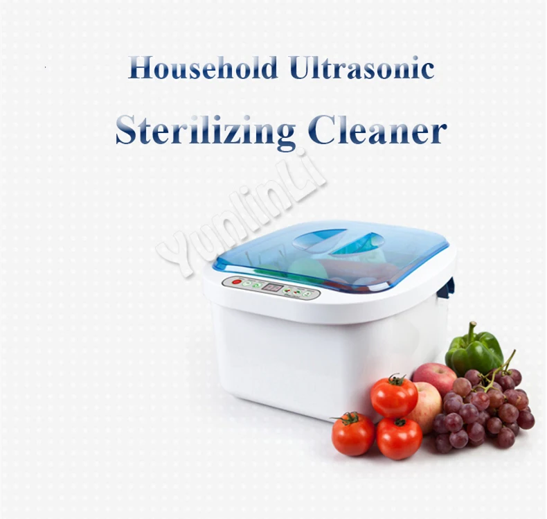 Househould Ultrasonic Vegetable Washer Automatic Ultrasonic Sterilizing Cleaner Fruit/Dish/Meat Cleaning Machine KD-6001
Househould Ultrasonic Vegetable Washer Automatic Ultrasonic Sterilizing Cleaner Fruit/Dish/Meat Cleaning Machine KD-6001