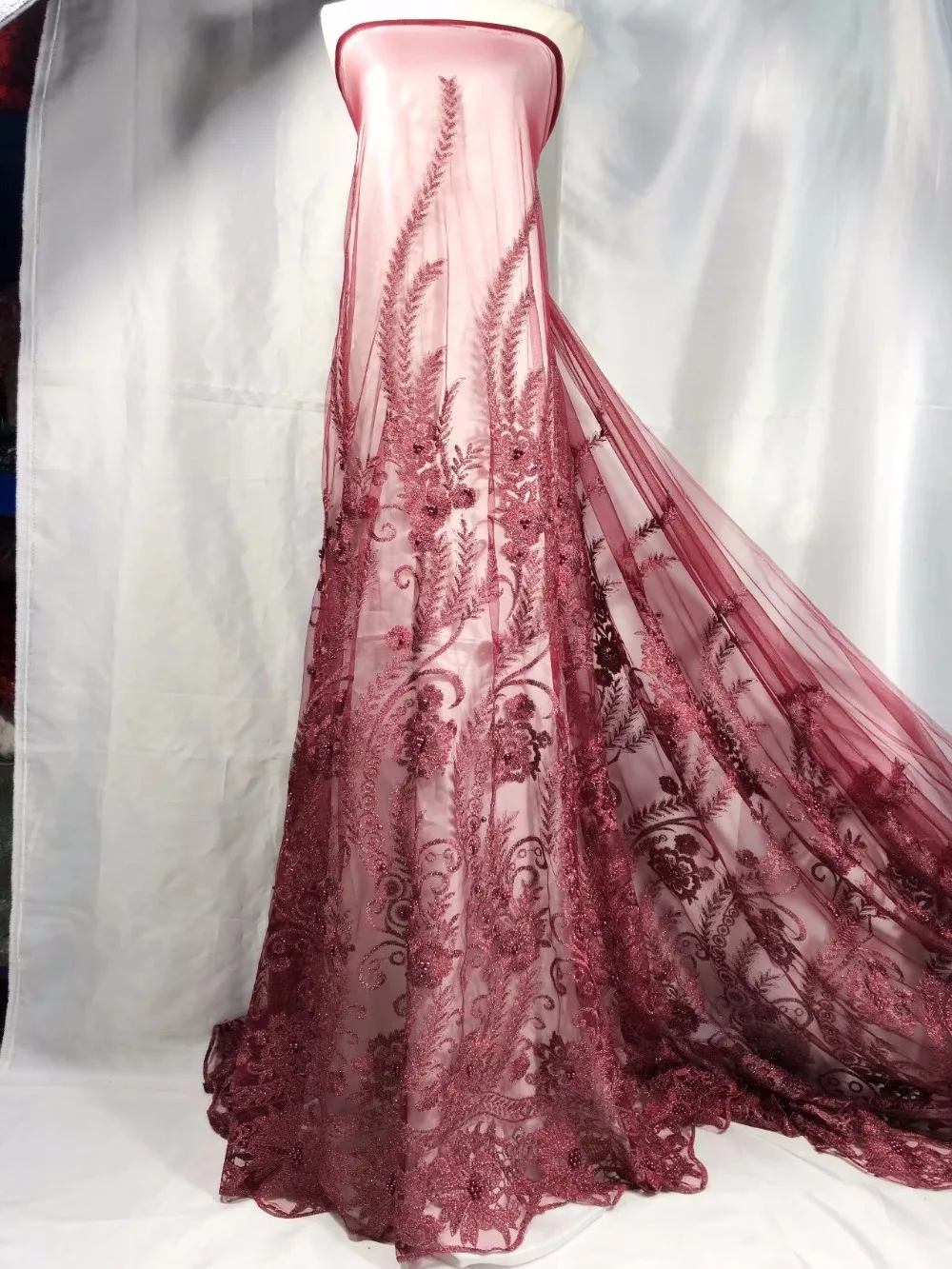 Nice design high quality embroidered tulle Fabric nigerian tulle lace fabric Latest african guipure lace fabric with embroidery
Nice design high quality embroidered tulle Fabric nigerian tulle lace fabric Latest african guipure lace fabric with embroidery