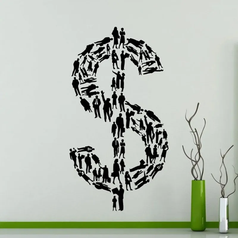 YOYOYU Wall Decal Businessman Dollar Sign Vinyl Wall Sticker Home Office Room Art Decor Waterproof High Quality Home Decor D-263
YOYOYU Wall Decal Businessman Dollar Sign Vinyl Wall Sticker Home Office Room Art Decor Waterproof High Quality Home Decor D-263