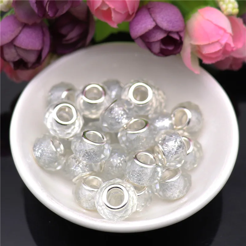 50pcs Cut Faceted Glitter Powder Crystal DIY Glass Beads for Jewelry Making Bead fit Pandora Charms Round Original Bracelet
50pcs Cut Faceted Glitter Powder Crystal DIY Glass Beads for Jewelry Making Bead fit Pandora Charms Round Original Bracelet