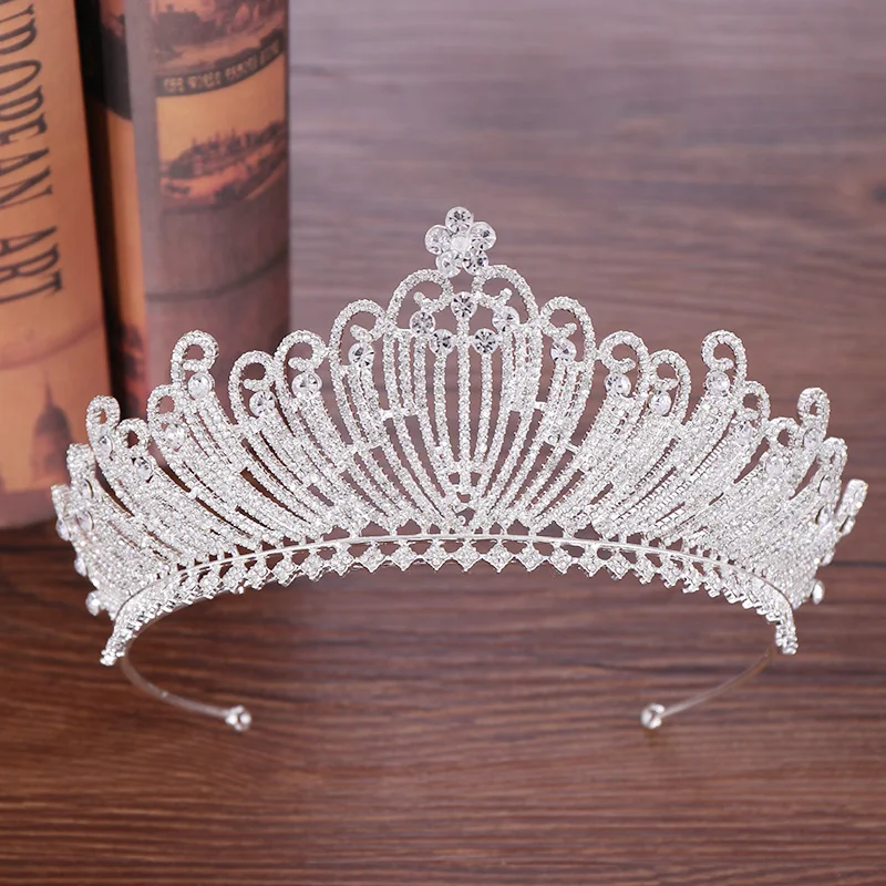 Хрустальная корона тиара свадебные аксессуары для волос Свадебная Корона