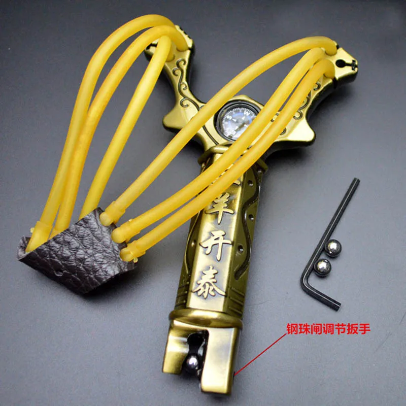 Powerful Aluminium Alloy Slingshot Crossbow Hunting Slingshot Catapult Camouflage Bow Catapult Outdoor Camping Kits with Compass
Powerful Aluminium Alloy Slingshot Crossbow Hunting Slingshot Catapult Camouflage Bow Catapult Outdoor Camping Kits with Compass