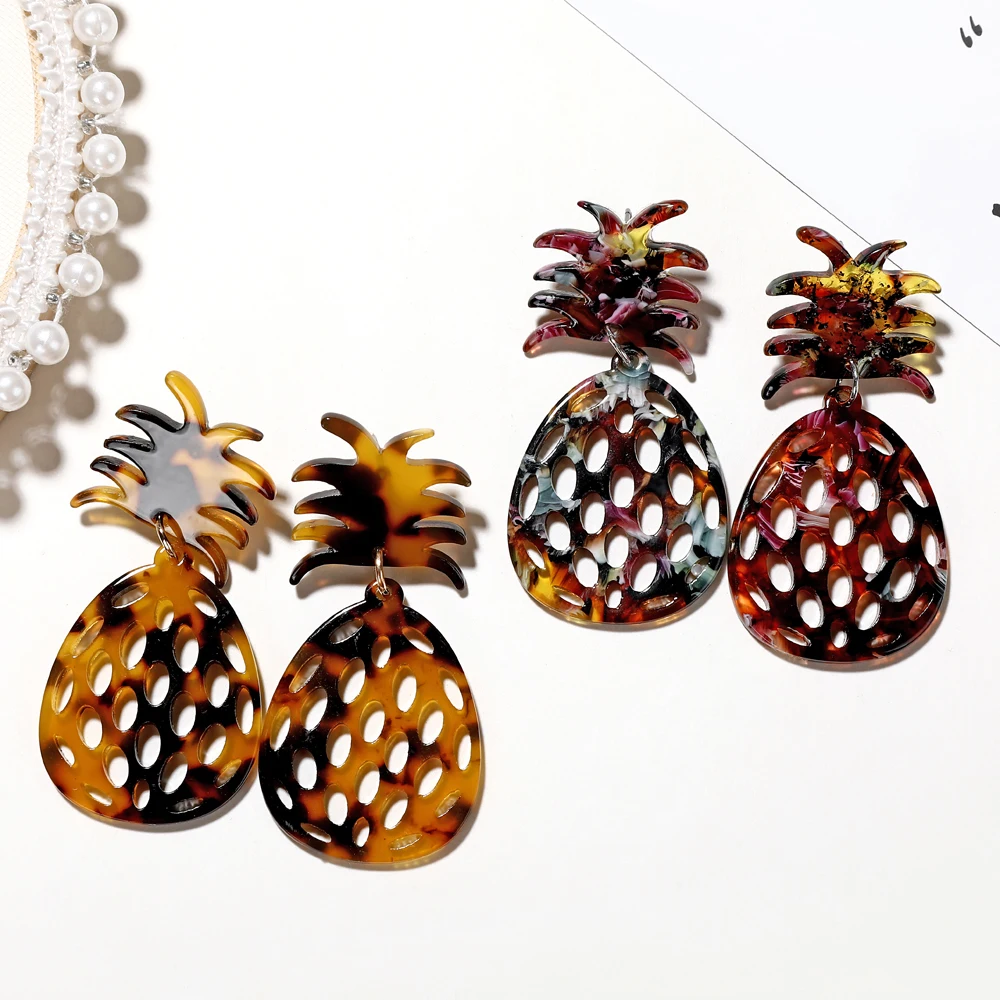 YAOLOGE Boho Big Pineapple Acrylic Dangle Earrings Colorful Summer For Girls Women Jewelry Accessories Bohemian Beach Ocean
YAOLOGE Boho Big Pineapple Acrylic Dangle Earrings Colorful Summer For Girls Women Jewelry Accessories Bohemian Beach Ocean