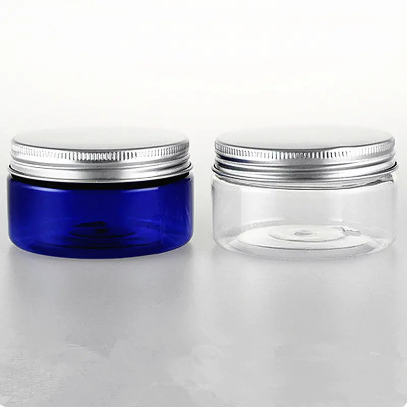 10pcs/lot 100g Cream Jar Bottle PET Transparent / Blue Cream Box Makeup Packing Box OF R67 Aluminum Lid (with PVC Inner Cover)
10pcs/lot 100g Cream Jar Bottle PET Transparent / Blue Cream Box Makeup Packing Box OF R67 Aluminum Lid (with PVC Inner Cover)