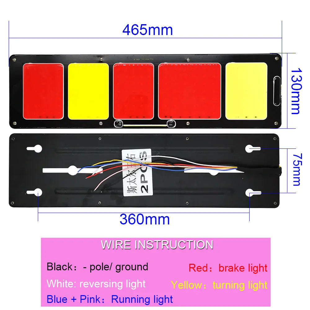 2PCS Waterproof LED Truck Light Tail Lamp 24V COB LED High Quality Lorry Signal Lighting Night Running Lights Turning Brake Lamp
2PCS Waterproof LED Truck Light Tail Lamp 24V COB LED High Quality Lorry Signal Lighting Night Running Lights Turning Brake Lamp