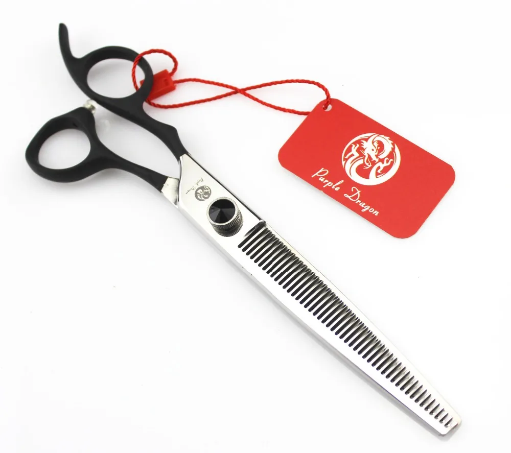 617# 7'' Left Hand Brand Purple Dragon High-Class Hairdressing Scissors 440C 62HRC Dogs Cats Pets Thinning Shears Hair Scissors
617# 7'' Left Hand Brand Purple Dragon High-Class Hairdressing Scissors 440C 62HRC Dogs Cats Pets Thinning Shears Hair Scissors
