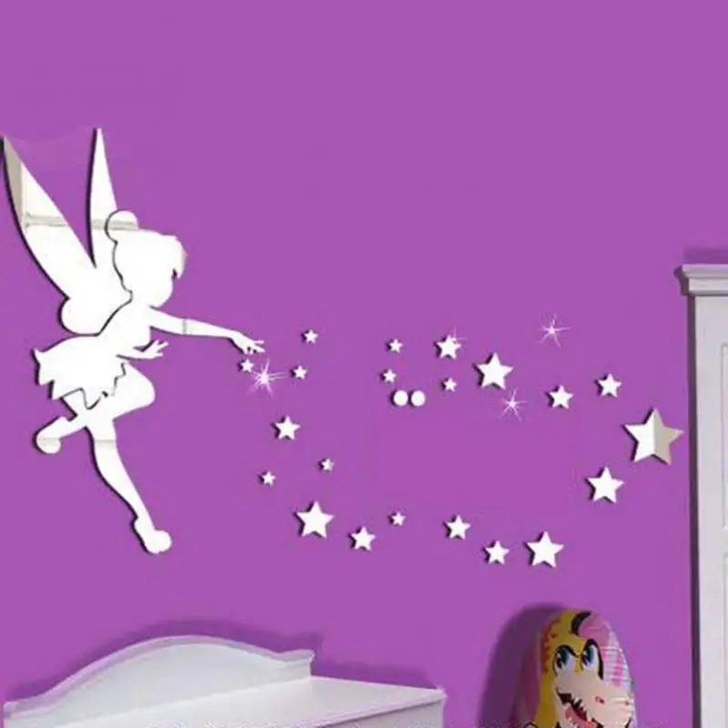 3D wall sticker fairy spirit acrylic mirror wall sticker children's room decor bedroom decals decor
3D wall sticker fairy spirit acrylic mirror wall sticker children's room decor bedroom decals decor