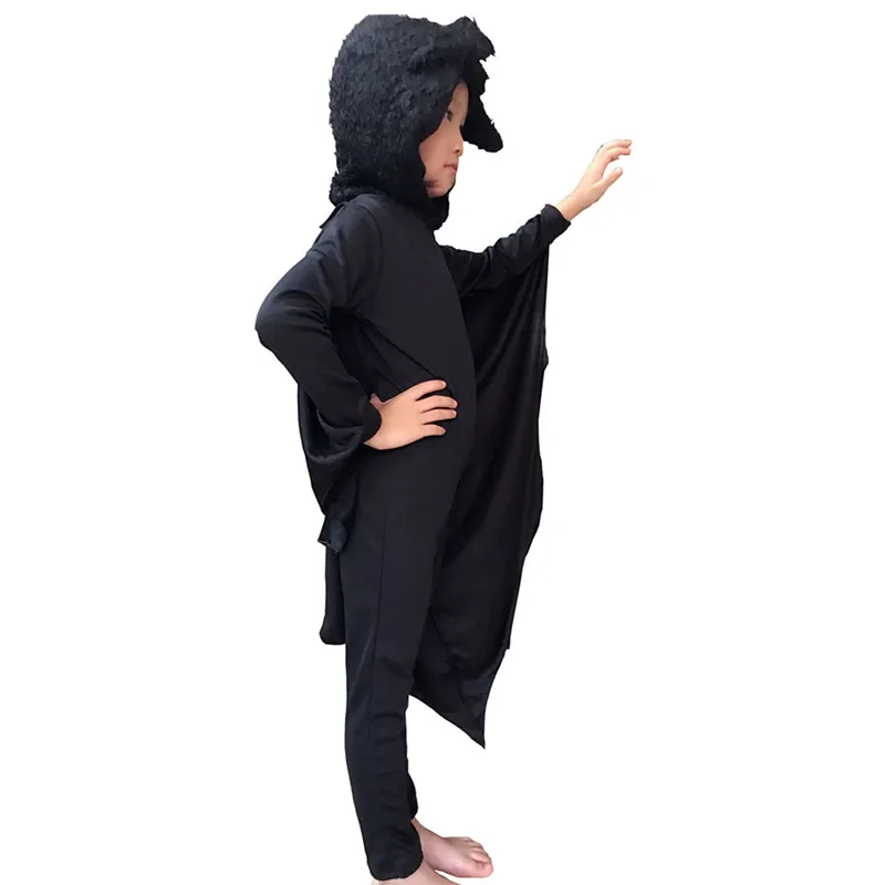 Boy Girl Black Cosplay Costume Children Unisex Stage Performance Jumpsuits Halloween Masquerade Party Dress Supplies Christmas
Boy Girl Black Cosplay Costume Children Unisex Stage Performance Jumpsuits Halloween Masquerade Party Dress Supplies Christmas