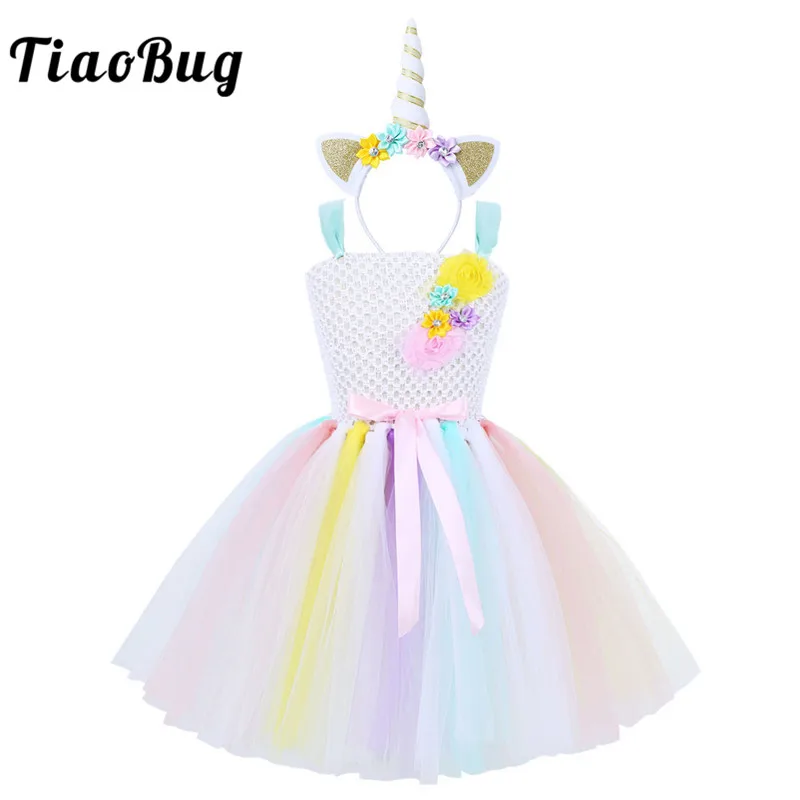 TiaoBug Child Girls Flower Cartoon Color Sleeveless Princess Tutu Dress with Hair Hoop Kid Halloween Xmas Cosplay Party Costume
TiaoBug Child Girls Flower Cartoon Color Sleeveless Princess Tutu Dress with Hair Hoop Kid Halloween Xmas Cosplay Party Costume