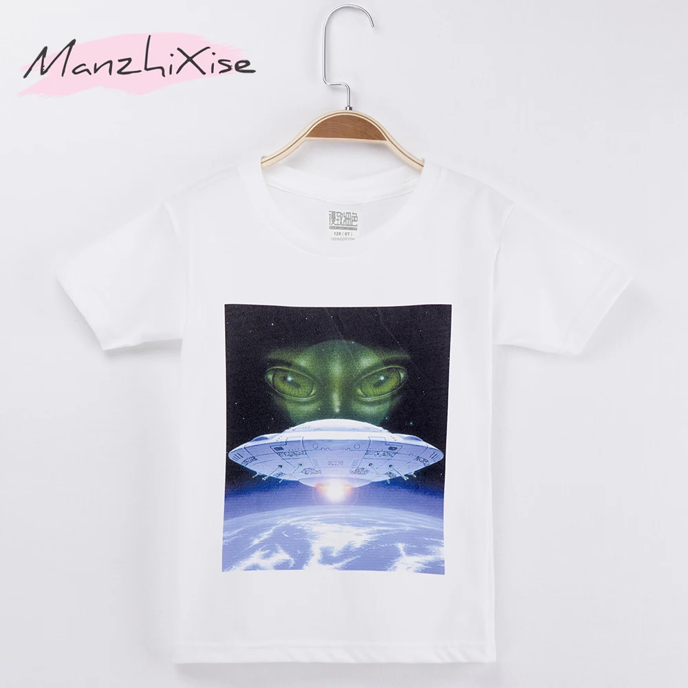 Kids T-Shirt For Boys Alien Spaceship UFO Cartoon Monster Print Cotton Child Boy Short Sleeve T Shirt Girl Top Tee Free Shipping
Kids T-Shirt For Boys Alien Spaceship UFO Cartoon Monster Print Cotton Child Boy Short Sleeve T Shirt Girl Top Tee Free Shipping