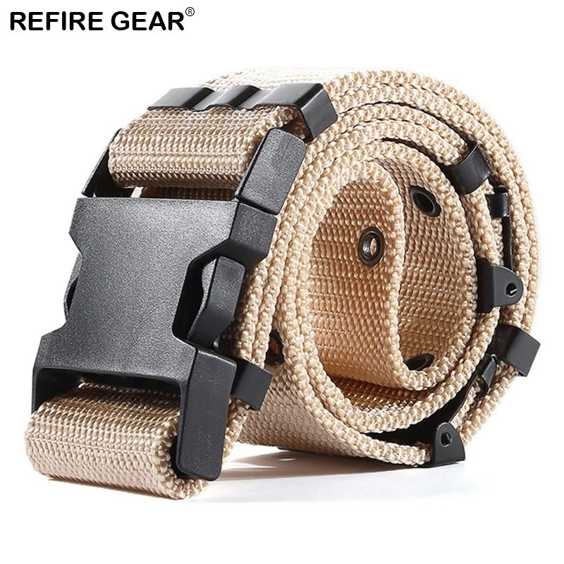 Refire Gear Outdoor Sport Thick Adjuster Buckle Tactical Nylon Belt Casual Fastness Buttonhole Waist Belt Survival Army Belts
Refire Gear Outdoor Sport Thick Adjuster Buckle Tactical Nylon Belt Casual Fastness Buttonhole Waist Belt Survival Army Belts
