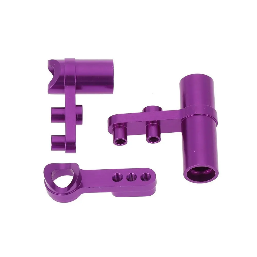 Aluminum Servo Saver Complete Set Purple For HSP Redcat 1/10 Buggy Truck Car