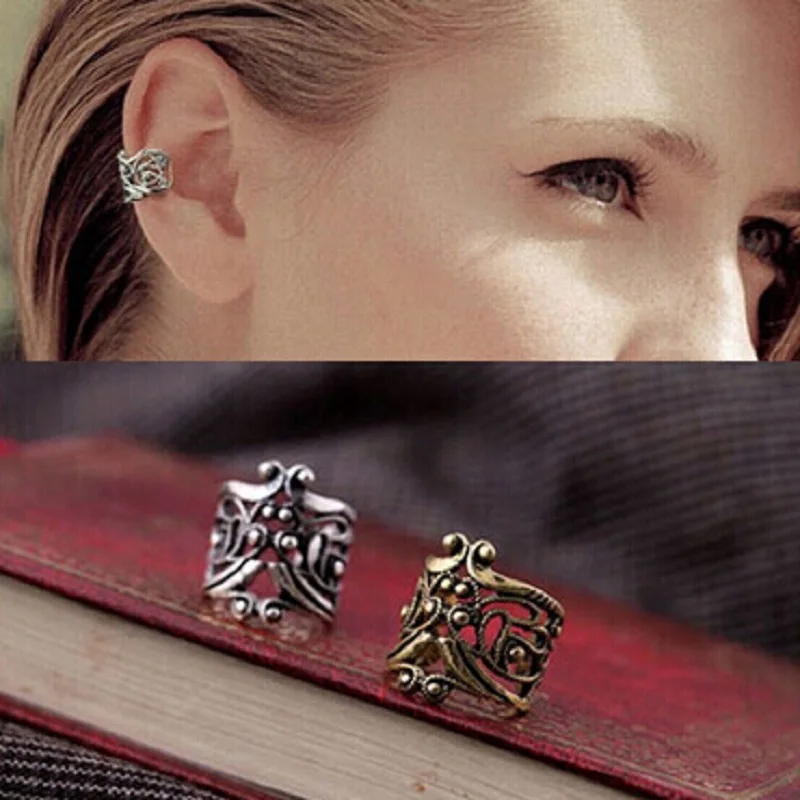Vintage Antique Ear Cuff Pink Small Flower Hollow Charm Clip Earrings Wholesale Cheap Jewelry For Women Men
Vintage Antique Ear Cuff Pink Small Flower Hollow Charm Clip Earrings Wholesale Cheap Jewelry For Women Men