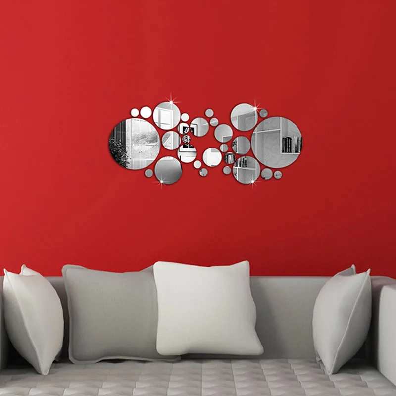 New Circle Mirror Wallpapers DIY Wall Page Sticks Home Bedroom Office Decor Decoration Wall
New Circle Mirror Wallpapers DIY Wall Page Sticks Home Bedroom Office Decor Decoration Wall