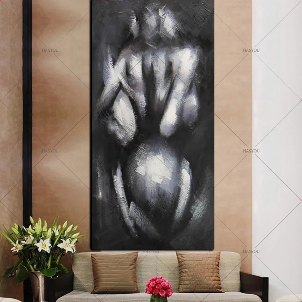 Картина маслом на холсте сделай любовь без рамы 100%|oil painting|nude womenabstract oil painting |