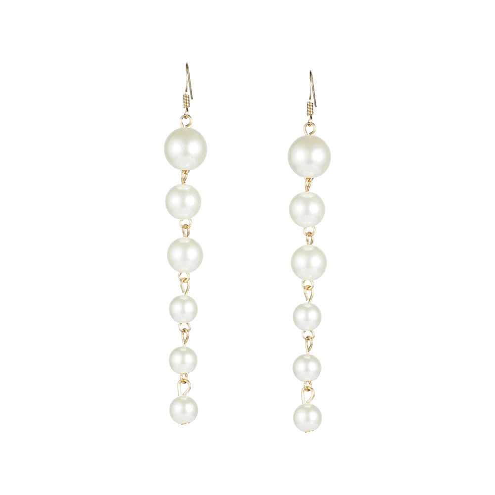 KISSWIFE 2018 New Earrings Long Pearl Earrings Pendant Exaggerated Earrings Simple Earrings Female Temperament
KISSWIFE 2018 New Earrings Long Pearl Earrings Pendant Exaggerated Earrings Simple Earrings Female Temperament