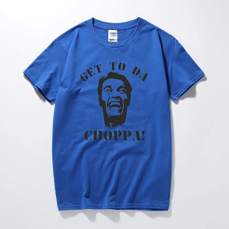Get to Da Choppa T-Shirt - Inspired by Predator film Arnie 80's retro sci fi top fashion cotton short sleeve T shirt
Get to Da Choppa T-Shirt - Inspired by Predator film Arnie 80's retro sci fi top fashion cotton short sleeve T shirt