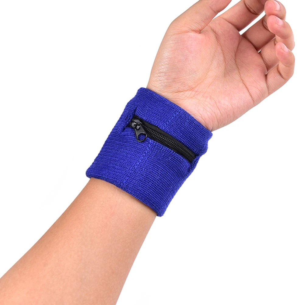 Cotton Wrist Pocket Support Badminton Sweatbands Running Cycling Fitness Zipper Wrist Pouch Sports Wristbands
Cotton Wrist Pocket Support Badminton Sweatbands Running Cycling Fitness Zipper Wrist Pouch Sports Wristbands