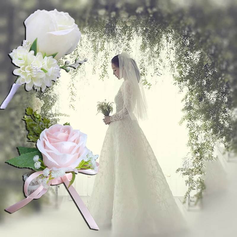 New Wrist Flowers Silk Artificial Flower Party Wedding Decoration Groom Bride Bridemaid Bow Designed Corsages Hand Flower
New Wrist Flowers Silk Artificial Flower Party Wedding Decoration Groom Bride Bridemaid Bow Designed Corsages Hand Flower