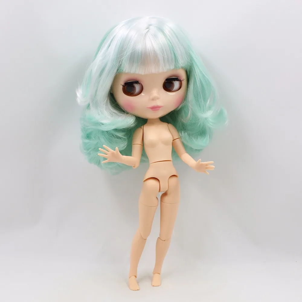 ICY DBS Blyth doll natural skin joint body mint green mix white hair shiny face 1/6 bjd 30cm
ICY DBS Blyth doll natural skin joint body mint green mix white hair shiny face 1/6 bjd 30cm