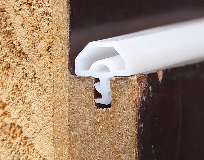 

Резиновые уплотнительные ленты 3,8*10 мм 5 м, звукоизоляционные дверные стринги, полоски для деревянных дверей/окон, тип герметичных слотов