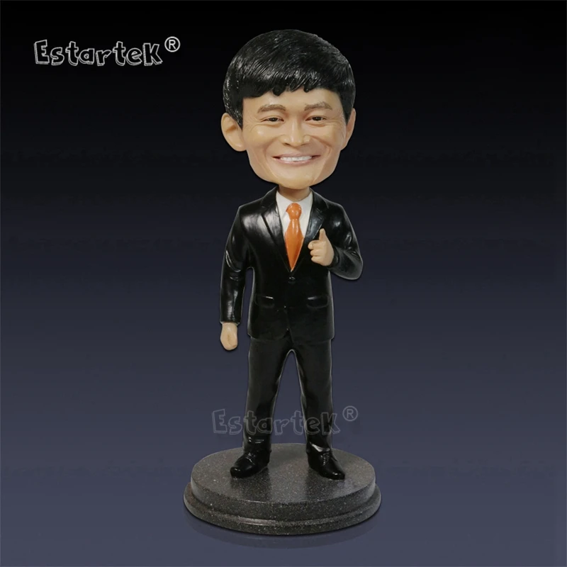 Estartek под заказ набор для гаража из смолы Jack Ma украшения автомобиля и праздничного