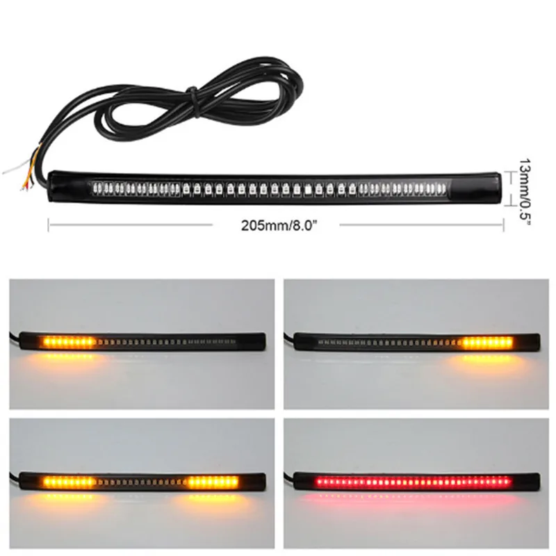 12v Led Lights Motorcycle Lights General Light Bar Brake Lights Turn Waterproof Motorcycle License Plate Taillights
12v Led Lights Motorcycle Lights General Light Bar Brake Lights Turn Waterproof Motorcycle License Plate Taillights