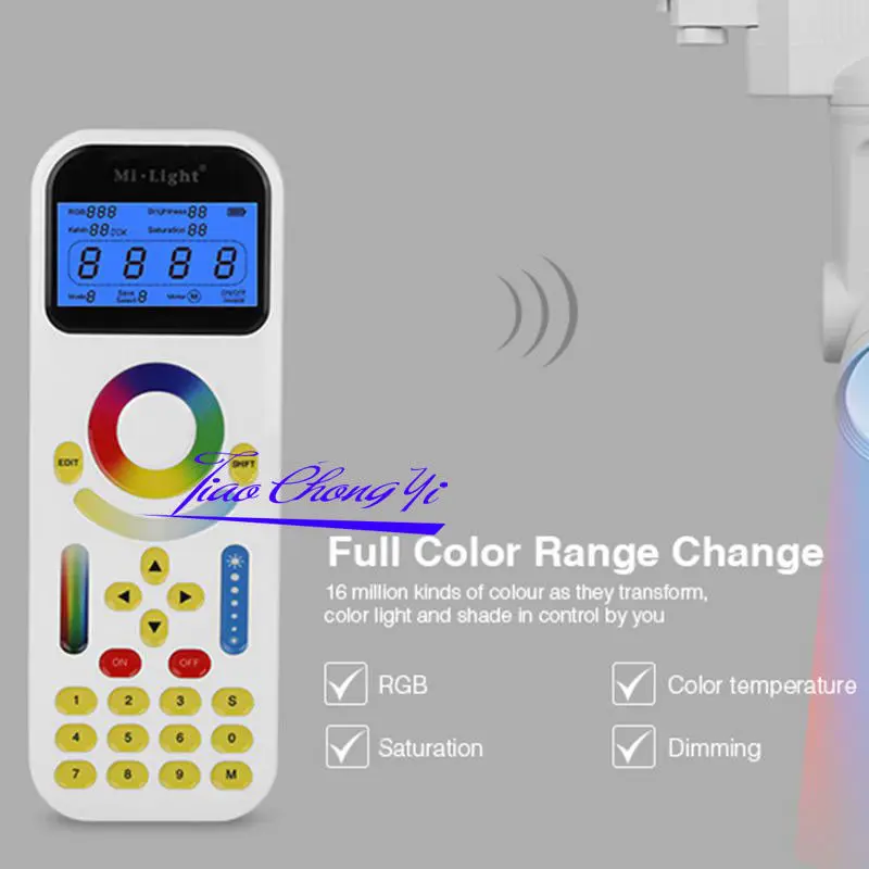 FUT090 Remote Controller for Mi.Light LED Tracklight or LS1 4 in 1 Smart Control
FUT090 Remote Controller for Mi.Light LED Tracklight or LS1 4 in 1 Smart Control