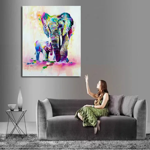 Handpainted Animal Wall Pictures Abstract Lovely Elephant Art Oil Painting On Canvas For Home Decor Hang Wall Paintings
Handpainted Animal Wall Pictures Abstract Lovely Elephant Art Oil Painting On Canvas For Home Decor Hang Wall Paintings