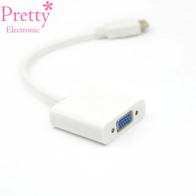 Совместимому с HDMI к VGA видео конвертер адаптер кабель 1080P четкое экран адаптера