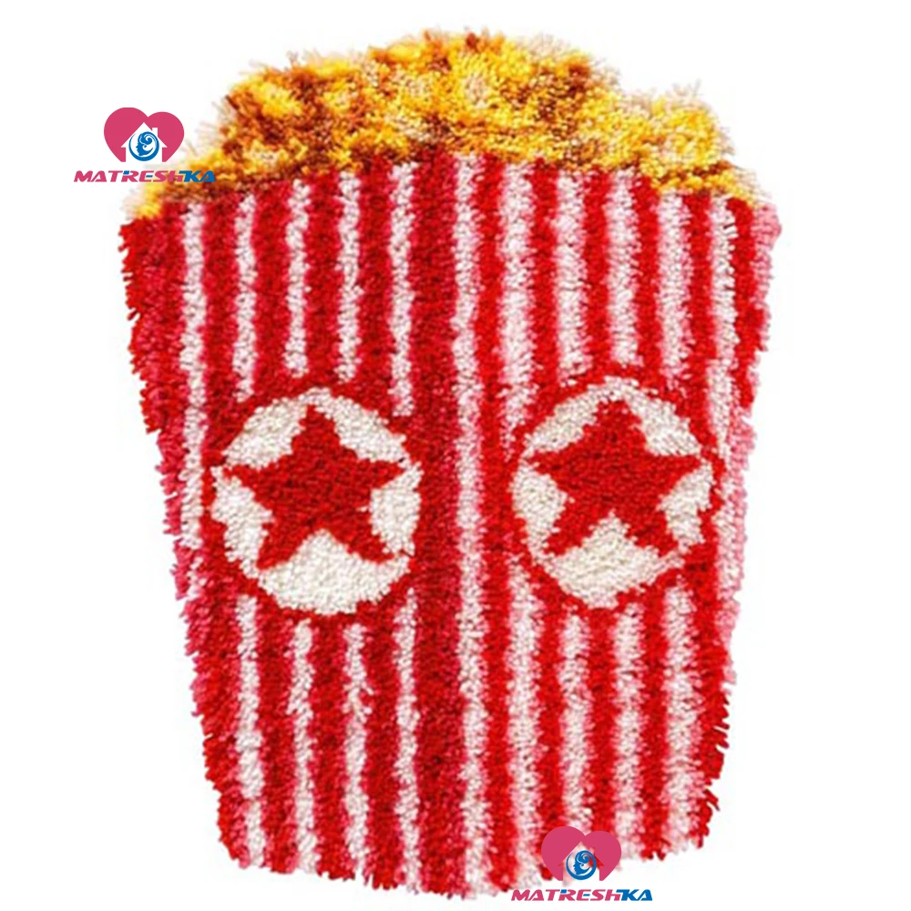 Latch Hook Rug Kits"French fries"knitted carpet embroidery Crocheting needle for carpet embroidery klink haak kleed accessories
Latch Hook Rug Kits"French fries"knitted carpet embroidery Crocheting needle for carpet embroidery klink haak kleed accessories