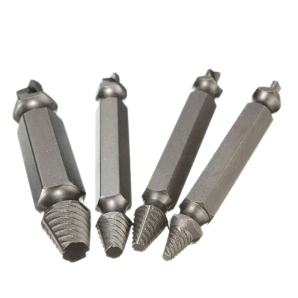 4Pcs/lot New Broken Bolt Remover Easy Out Stud Tool Screw Extractor Drill Bits Guide Set Hand Tool
4Pcs/lot New Broken Bolt Remover Easy Out Stud Tool Screw Extractor Drill Bits Guide Set Hand Tool