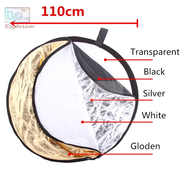 43'' 43inch 110cm 5in1 5 in 1 Multi-disc Photo Foto Light Reflector Panel For Studio Photography
43'' 43inch 110cm 5in1 5 in 1 Multi-disc Photo Foto Light Reflector Panel For Studio Photography