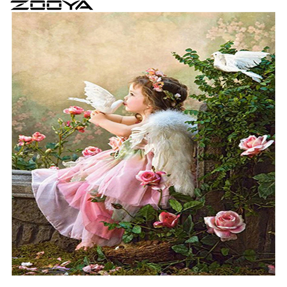 DIY Diamond Painting Cross-Stitch Kits Diamond Embroidery Rhinestone Painting Mosaic Pictures Home Decor Angel Girl Bird R1370
DIY Diamond Painting Cross-Stitch Kits Diamond Embroidery Rhinestone Painting Mosaic Pictures Home Decor Angel Girl Bird R1370