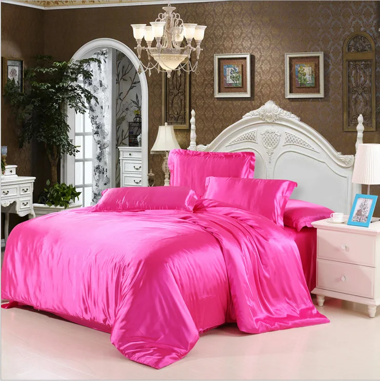 Home And Hotel Both Used 4pcs Mulberry Silk Bedding Set Satin Bed Linen/Bedclothes Including Duvet Cover Bed Sheet Pillowcases
Home And Hotel Both Used 4pcs Mulberry Silk Bedding Set Satin Bed Linen/Bedclothes Including Duvet Cover Bed Sheet Pillowcases
