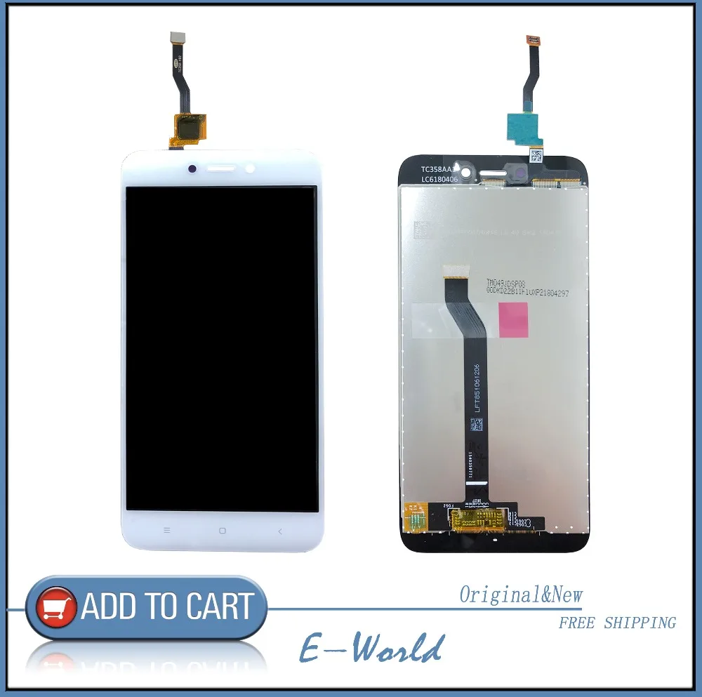 Original 5inch LCD screen with Touch Screen For Xiaomi Redmi 5A Digitizer Assembly Redplacement Parts for Hongmi 5A LCD display
Original 5inch LCD screen with Touch Screen For Xiaomi Redmi 5A Digitizer Assembly Redplacement Parts for Hongmi 5A LCD display