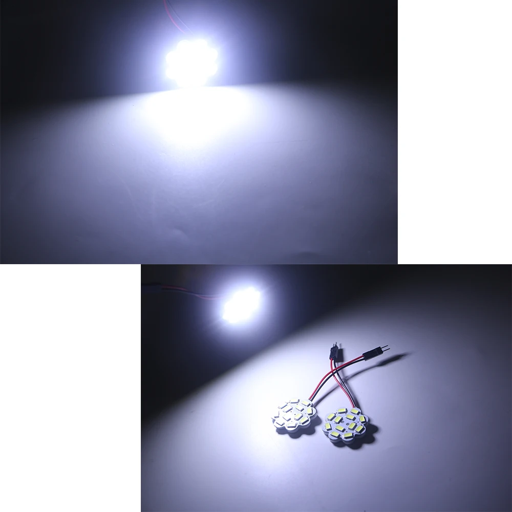 2pcs 5730 12 SMD LED Light Panel Board Pure White 360Lm Car Auto Interior Dome Reading W5W T10 BA9S Festoon Lamp Bulb DC 12V
2pcs 5730 12 SMD LED Light Panel Board Pure White 360Lm Car Auto Interior Dome Reading W5W T10 BA9S Festoon Lamp Bulb DC 12V