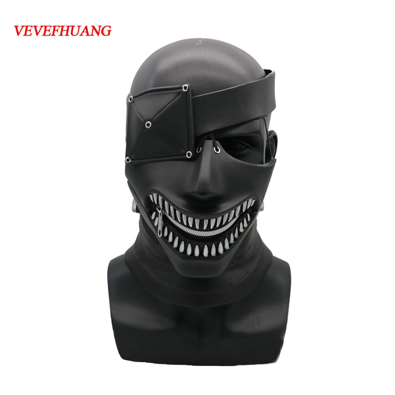VEEVFHUANG Newest Moive Tokyo Ghoul 2 Kaneki Ken Masks PVC Mask Cool Zipper Adjustable Cosplay Masks Halloween Party Props
VEEVFHUANG Newest Moive Tokyo Ghoul 2 Kaneki Ken Masks PVC Mask Cool Zipper Adjustable Cosplay Masks Halloween Party Props