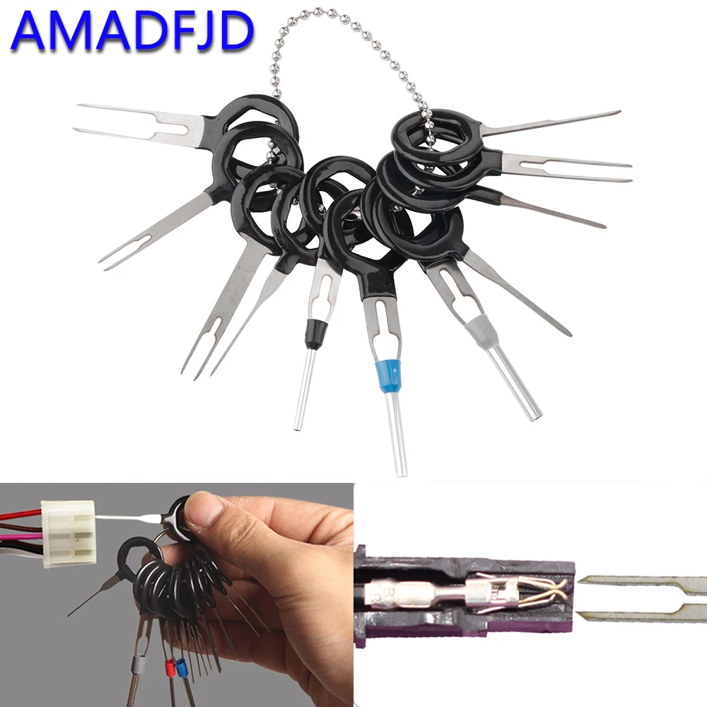 AMADFJD автомобильную клемму удаления Tool Kit отделкой Средства электропроводки обжим