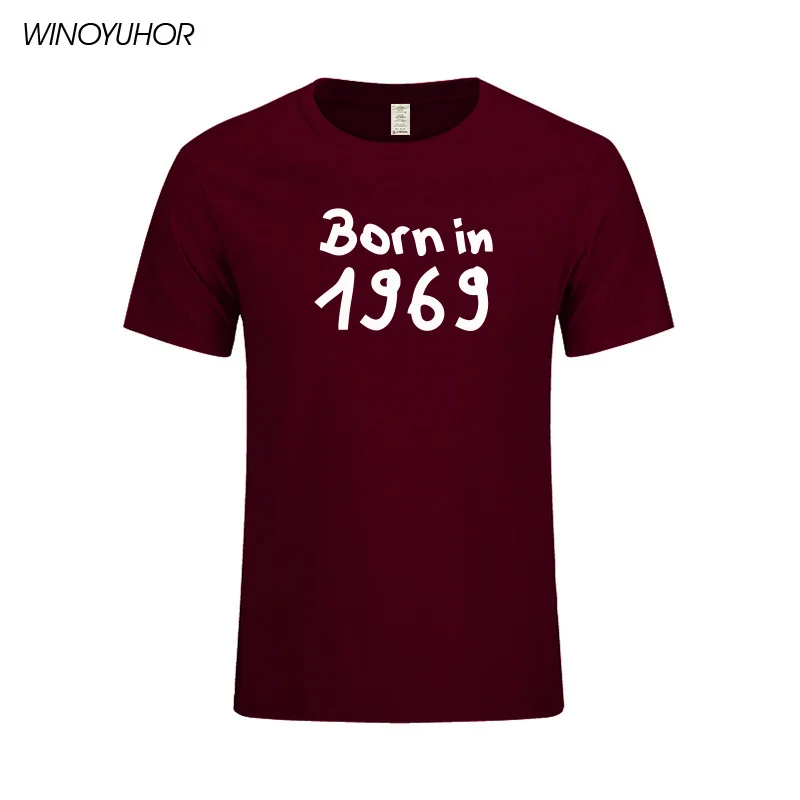 New Summer Mens T Shirt Born In 1969 Printed T-Shirts Cotton Funny 51st Birthday Gift Tops Tee Vintage Graphic Clothing
New Summer Mens T Shirt Born In 1969 Printed T-Shirts Cotton Funny 51st Birthday Gift Tops Tee Vintage Graphic Clothing