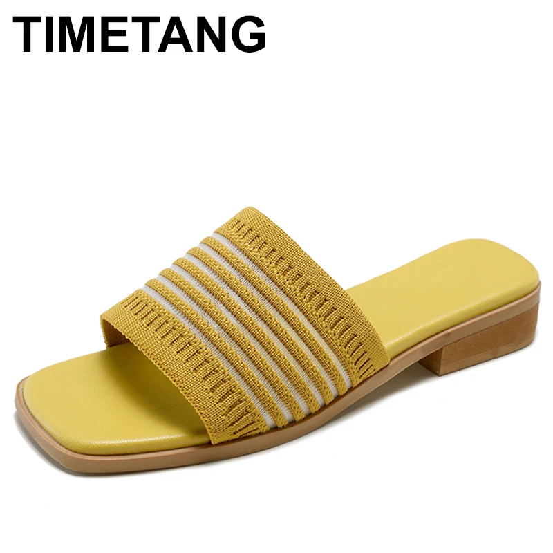 TIMETANG Soft Slides Woolen Platform Flip Flops Women Sandals Summer Shoes Square Heels Elastic Force Sandals Zapatos MujerE756
TIMETANG Soft Slides Woolen Platform Flip Flops Women Sandals Summer Shoes Square Heels Elastic Force Sandals Zapatos MujerE756