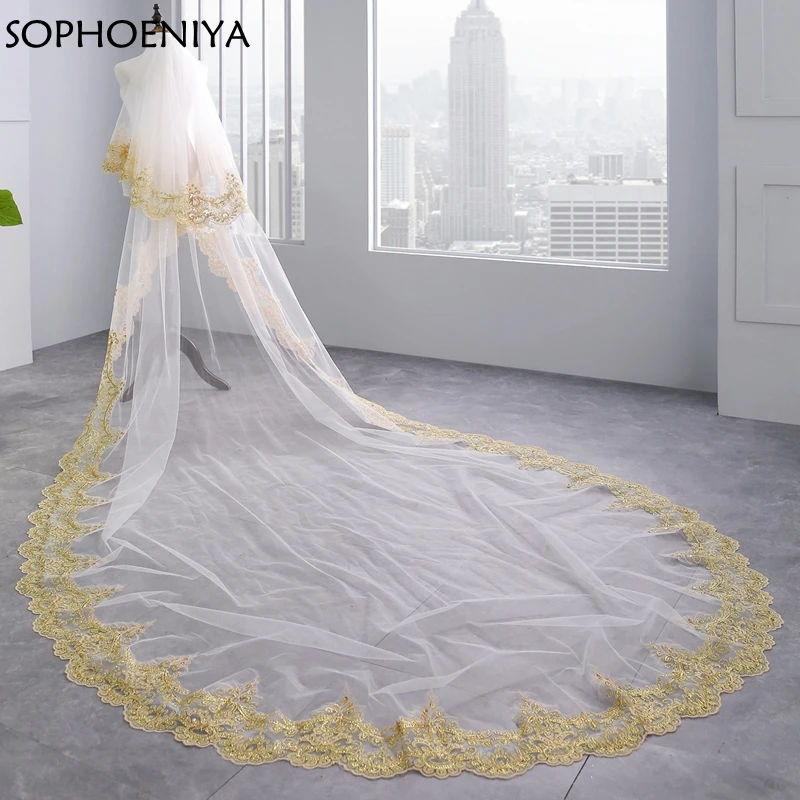 Новое поступление расшитое золотистым кружевом фата вуаль де Mariage 2021 вело Де Новия свадебная фата в расческой свадебные аксессуары Veu de noiva
Новое поступление расшитое золотистым кружевом фата вуаль де Mariage 2021 вело Де Новия свадебная фата в расческой свадебные аксессуары Veu de noiva
