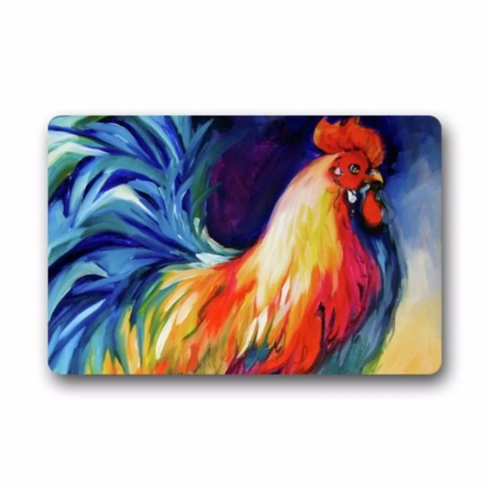 Fantastic Doormat Colorful Rooster Art Door Mat Rug Indoor/Outdoor/Front Door/Bathroom Mats£¬Bedroom Carpet Doormat 23
Fantastic Doormat Colorful Rooster Art Door Mat Rug Indoor/Outdoor/Front Door/Bathroom Mats£¬Bedroom Carpet Doormat 23