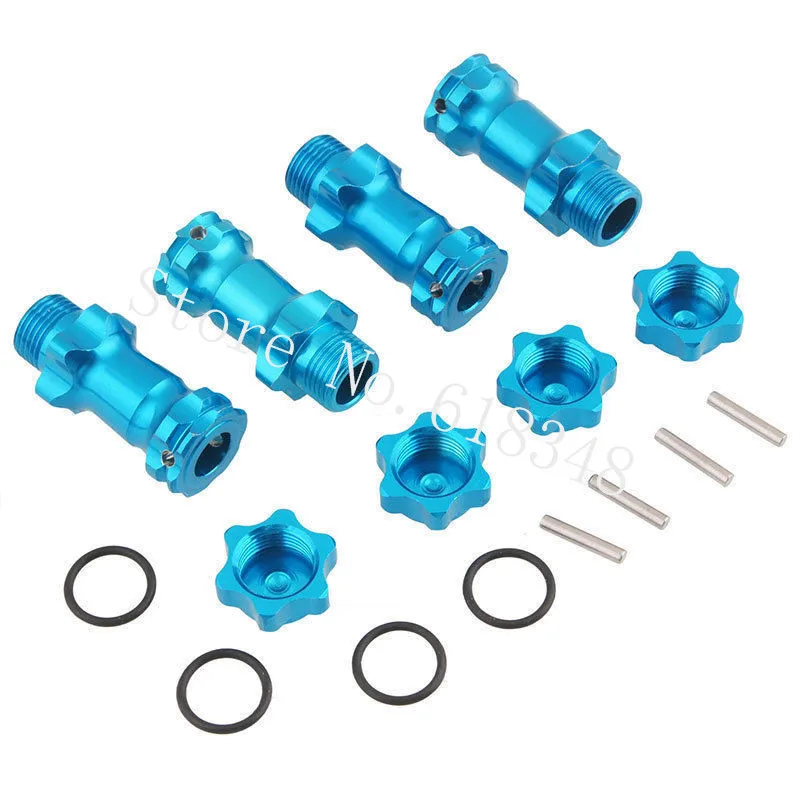 4pcs/Lot 1/8th Aluminum Wheel Hubs 17mm Hex Adapter 30mm Extension With Steel Pin + O-Ring For RC Model Car
4pcs/Lot 1/8th Aluminum Wheel Hubs 17mm Hex Adapter 30mm Extension With Steel Pin + O-Ring For RC Model Car