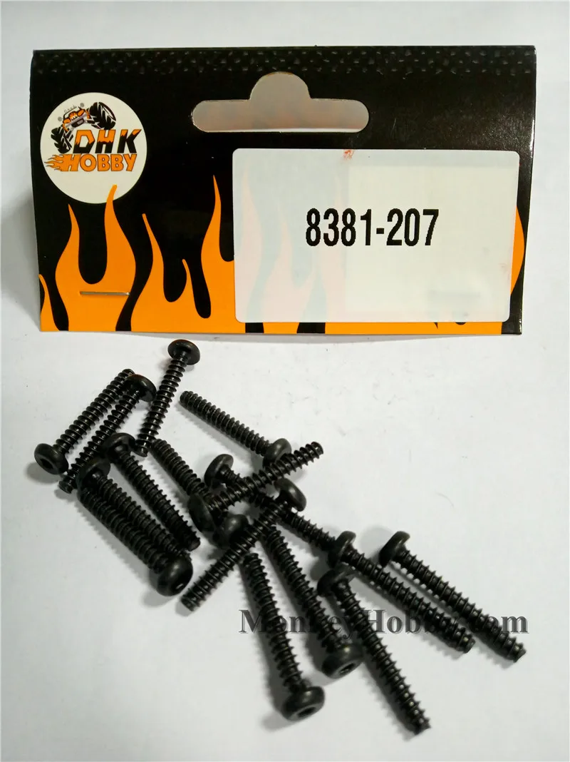 DHK RC автозапчасти 8381-207 B головка винт-грубая резьба (BB3*20 мм) (16 шт) | Игрушки и хобби