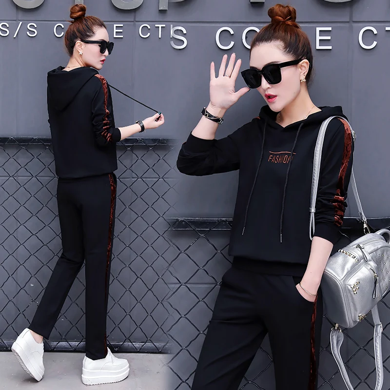 autumn spring 2018 a new fleece korean fashion leisure suit two-piece women hoodies sweatshirts pants uniform student girl kit
autumn spring 2018 a new fleece korean fashion leisure suit two-piece women hoodies sweatshirts pants uniform student girl kit